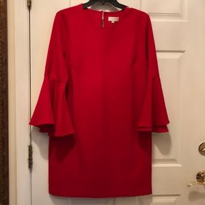 Mud Pie Women’s Red Bell Sleeve Dress